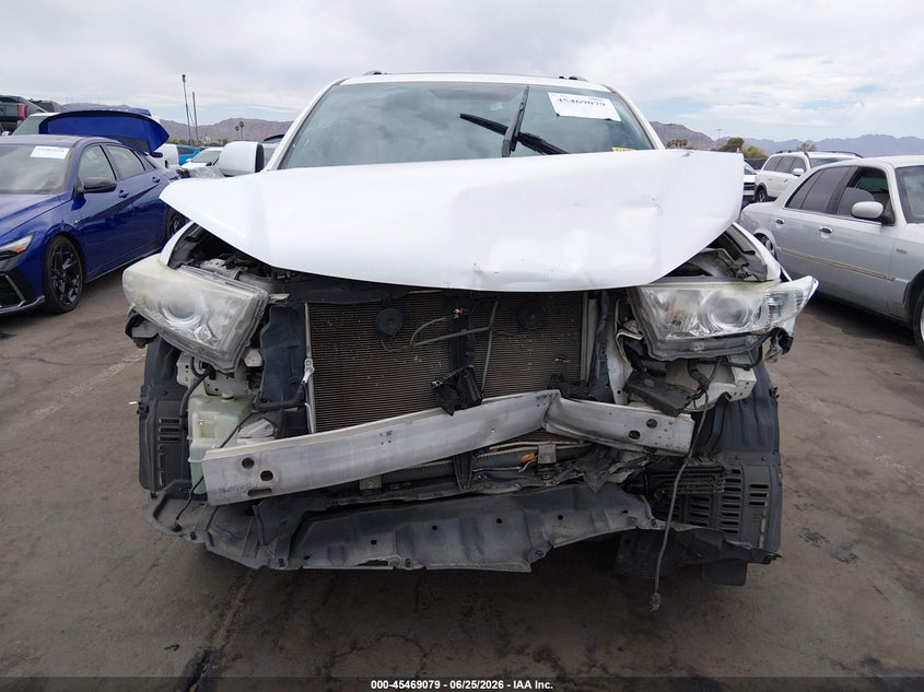 2013 Toyota Highlander VIN 5TDYK3EH5DS136950 IAAI salvage auction — FRONT END, Salvage (Arizona), sold $3,275 on 2026-07-28 (photo 6)