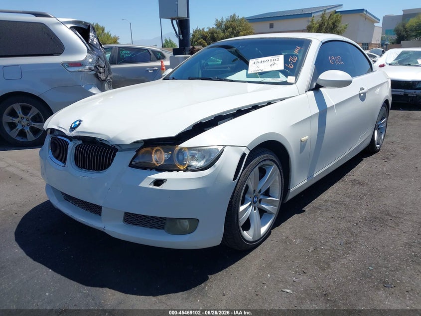 2008 BMW 3er VIN WBAWL735X8PX54833 IAAI salvage auction — FRONT END, Salvage Certificate (California), sold $375 on 2026-07-24 (photo 2)