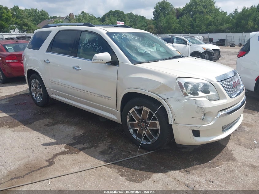 2012 Gmc Acadia VIN 1GKKVTED5CJ276992 IAAI salvage auction — FRONT END, Clear (Indiana), sold $750 on 2026-08-01 (photo 1)