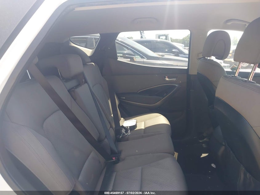 2013 Hyundai Santa fe VIN 5XYZUDLB1DG017275 IAAI salvage auction — ENGINE BURN, Mv-907A (New York), sold $525 on 2026-07-28 (photo 8)