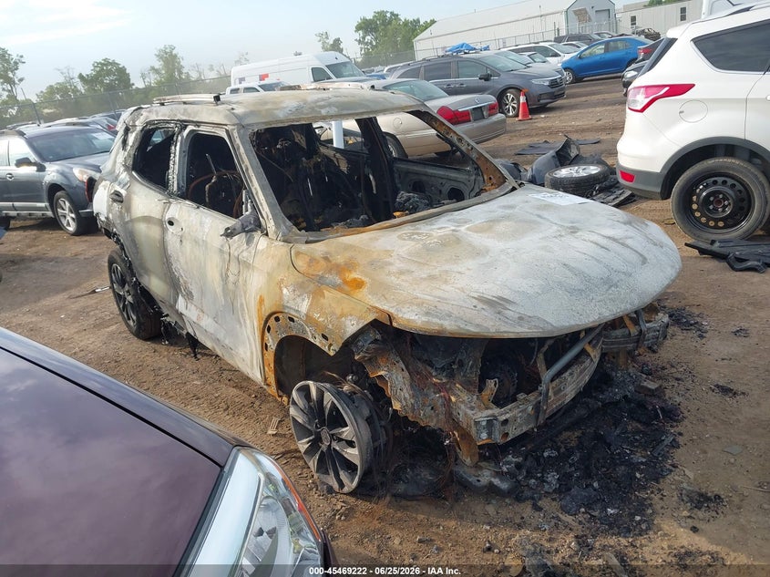 2023 Chevrolet Trailblazer VIN KL79MRSL3PB145729 IAAI salvage auction — TOTAL BURN, Bill Of Sale Destruction Only - Salvage (Ohio), sold $100 on 2026-07-16 (photo 1)