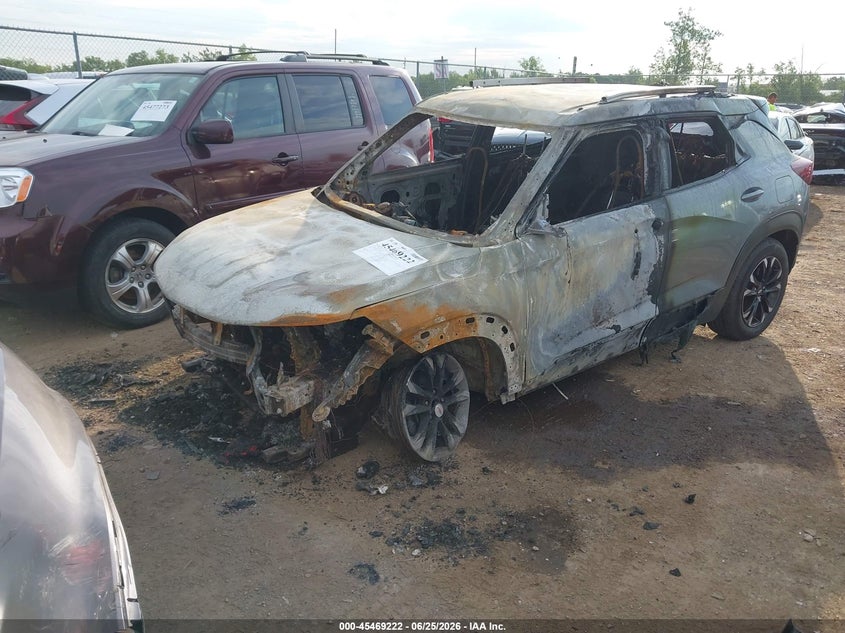 2023 Chevrolet Trailblazer VIN KL79MRSL3PB145729 IAAI salvage auction — TOTAL BURN, Bill Of Sale Destruction Only - Salvage (Ohio), sold $100 on 2026-07-16 (photo 2)