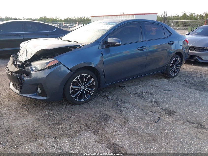 2015 Toyota Corolla VIN 5YFBURHE2FP364789 IAAI salvage auction — FRONT END, Rebuildable (Florida), sold $2,300 on 2026-07-20 (photo 2)