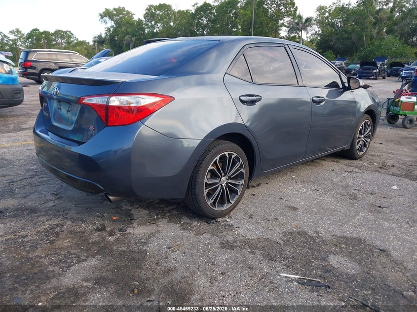 2015 Toyota Corolla VIN 5YFBURHE2FP364789 IAAI salvage auction — FRONT END, Rebuildable (Florida), sold $2,300 on 2026-07-20 (photo 4)