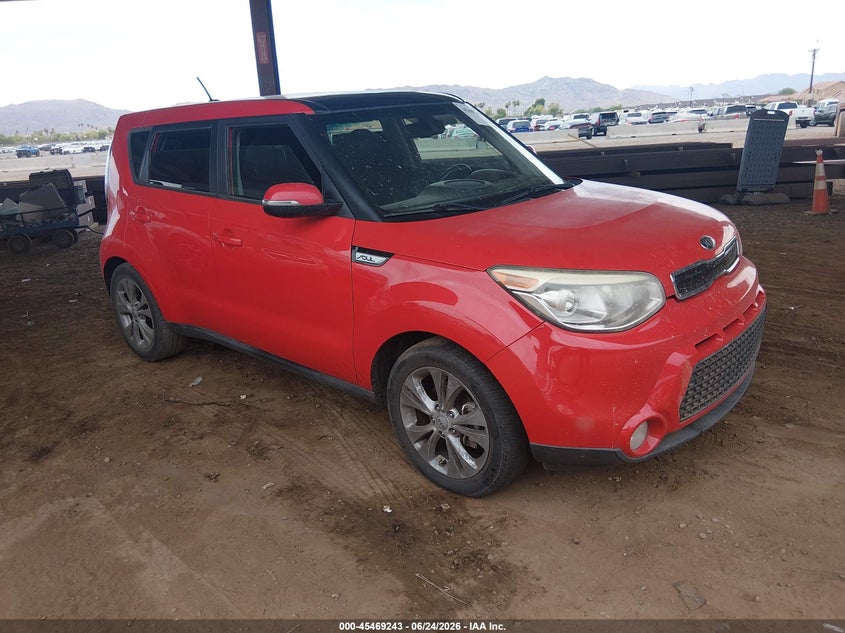 2016 Kia Soul VIN KNDJX3A57G7832450 IAAI salvage auction — FRONT END, Clear (Arizona), sold $125 on 2026-07-28 (photo 1)