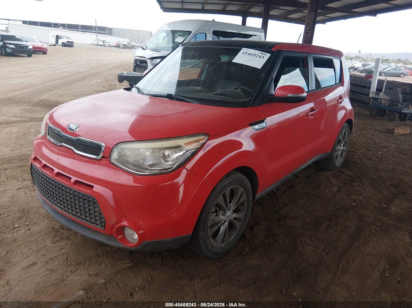 2016 Kia Soul VIN KNDJX3A57G7832450 IAAI salvage auction — FRONT END, Clear (Arizona), sold $125 on 2026-07-28 (photo 2)