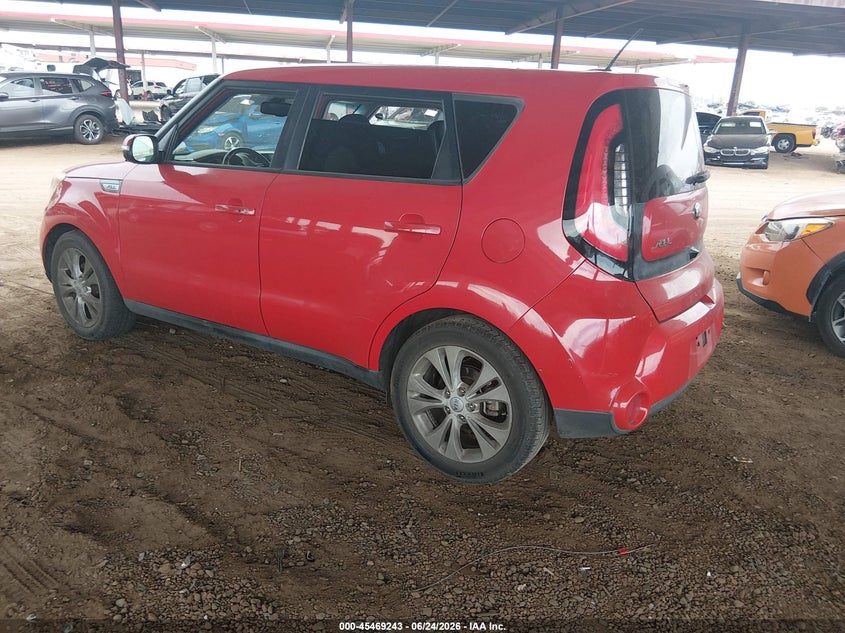 2016 Kia Soul VIN KNDJX3A57G7832450 IAAI salvage auction — FRONT END, Clear (Arizona), sold $125 on 2026-07-28 (photo 3)