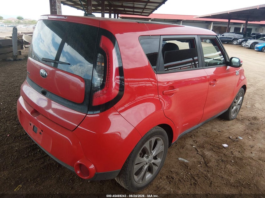 2016 Kia Soul VIN KNDJX3A57G7832450 IAAI salvage auction — FRONT END, Clear (Arizona), sold $125 on 2026-07-28 (photo 4)
