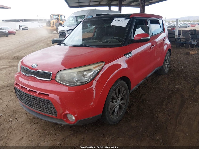 2016 Kia Soul VIN KNDJX3A57G7832450 IAAI salvage auction — FRONT END, Clear (Arizona), sold $125 on 2026-07-28 (photo 6)