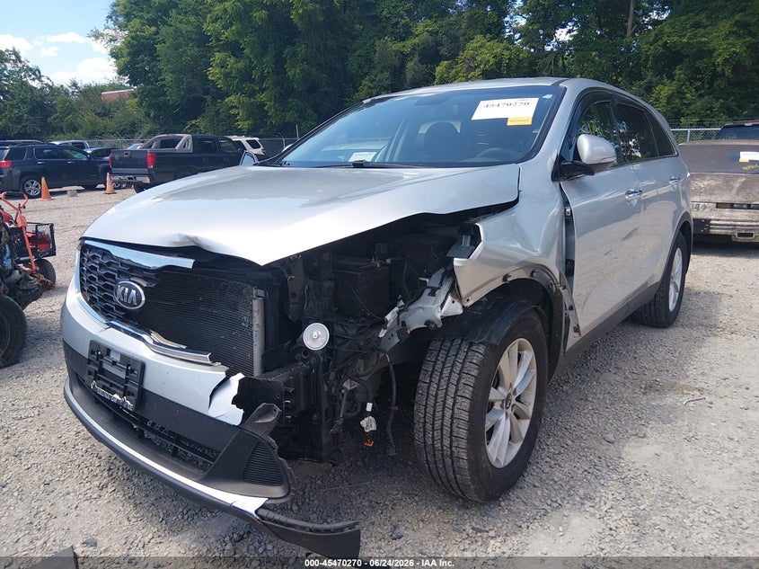 2019 Kia Sorento VIN 5XYPG4A30KG562259 IAAI salvage auction — FRONT END, Salvage (Ohio), sold $1,650 on 2026-07-14 (photo 2)