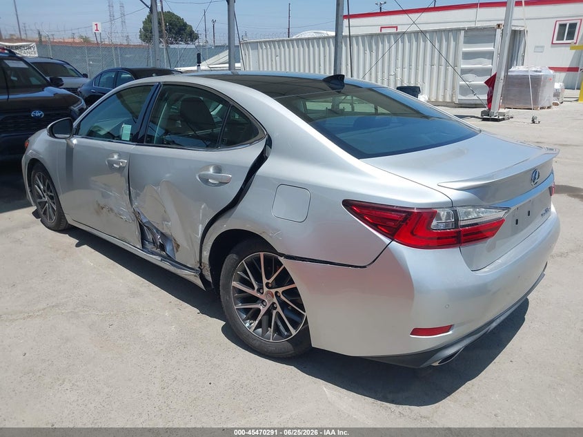 2017 Lexus ES VIN 58ABK1GG9HU043224 IAAI salvage auction — REAR END, Salvage (California), sold $7,800 on 2026-07-09 (photo 3)
