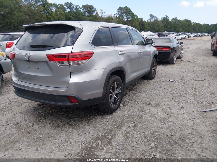 2019 Toyota Highlander VIN 5TDZARFH1KS047589 IAAI salvage auction — FRONT END, Clear (South Carolina), sold $2,050 on 2026-07-28 (photo 4)