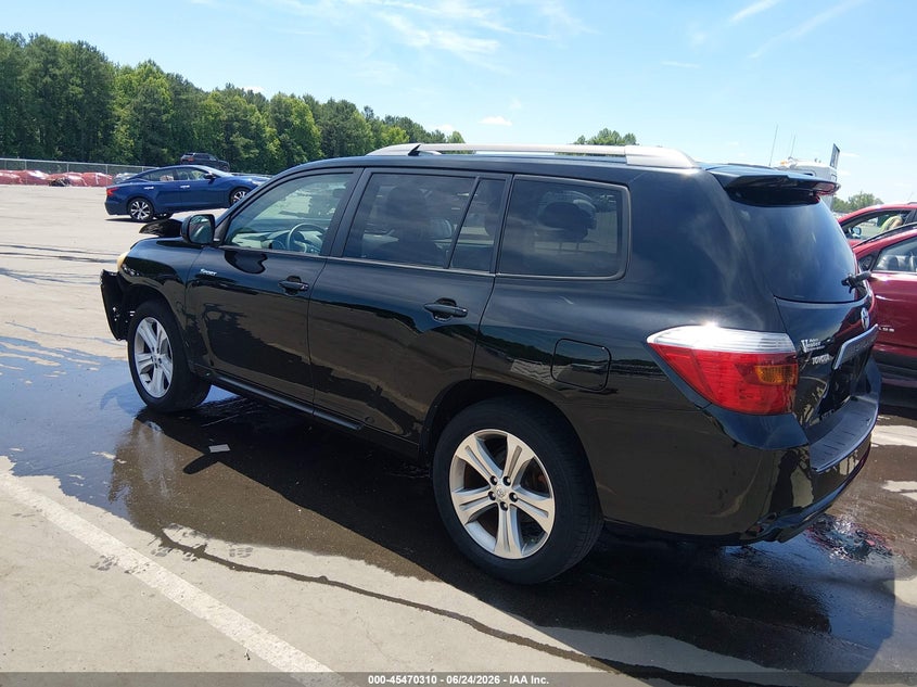 2008 Toyota Highlander VIN JTEDS43AX82055378 IAAI salvage auction — FRONT END, Salvage (North Carolina), sold $25 on 2026-07-29 (photo 3)