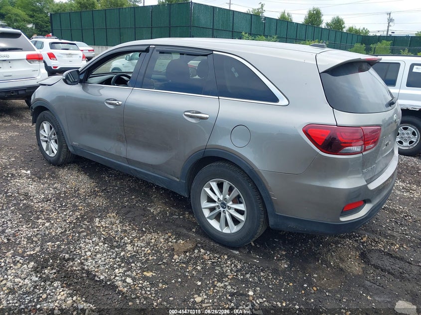 2019 Kia Sorento VIN 5XYPGDA56KG441916 IAAI salvage auction — FRONT & REAR, Mv-907A (New York), sold $2,100 on 2026-07-14 (photo 3)