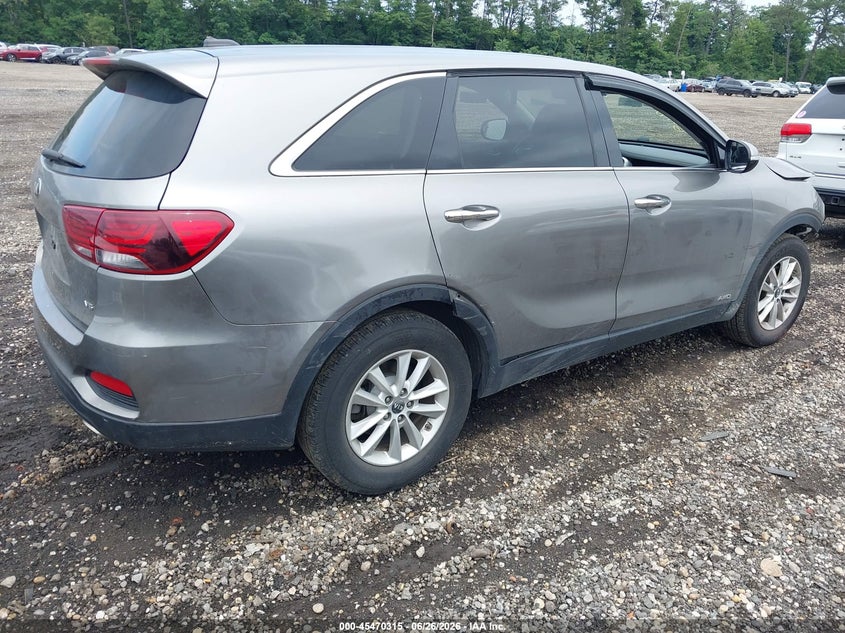 2019 Kia Sorento VIN 5XYPGDA56KG441916 IAAI salvage auction — FRONT & REAR, Mv-907A (New York), sold $2,100 on 2026-07-14 (photo 4)