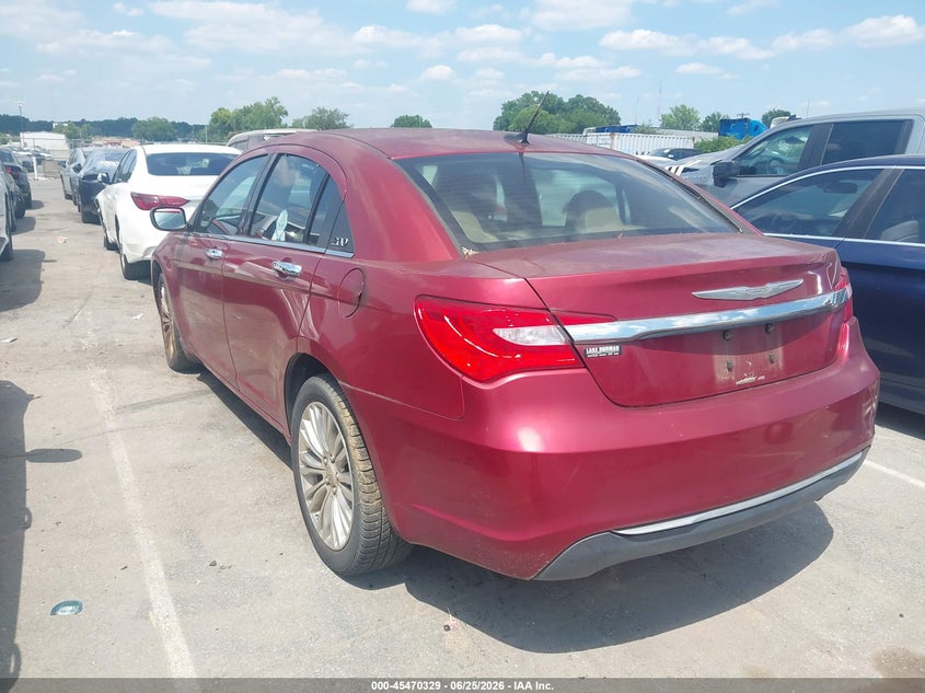 2012 Chrysler 200 VIN 1C3CCBCB8CN117348 IAAI salvage auction — NORMAL WEAR, Clear (South Carolina), sold $650 on 2026-07-17 (photo 3)
