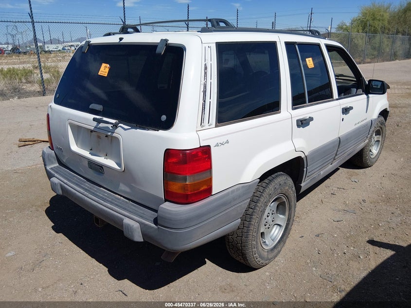 1998 Jeep Grand cherokee VIN 1J4GZ58S4WC294219 IAAI salvage auction — NORMAL WEAR, Clear-Dealer Only (Arizona), sold $225 on 2026-07-09 (photo 4)