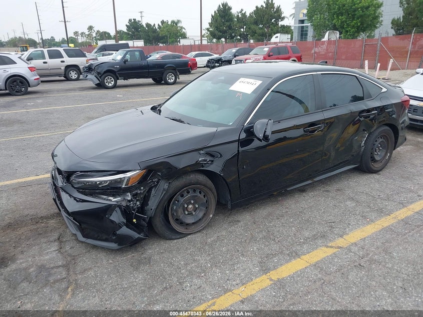 2026 Honda Civic VIN 2HGFE2F25TH528537 IAAI salvage auction — LEFT FRONT, Salvage Title, sold $7,800 on 2026-08-25 (photo 2)