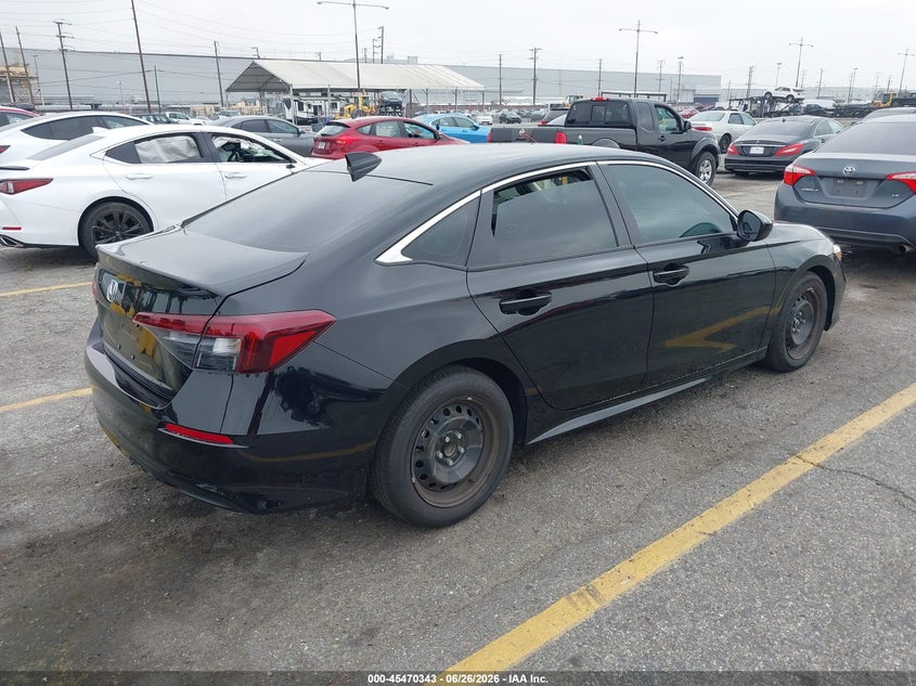 2026 Honda Civic VIN 2HGFE2F25TH528537 IAAI salvage auction — LEFT FRONT, Salvage Title, sold $7,800 on 2026-08-25 (photo 4)