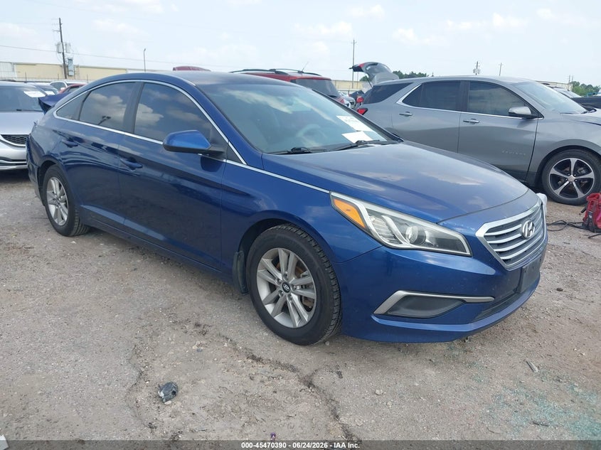 2016 Hyundai Sonata VIN 5NPE24AF5GH311785 IAAI salvage auction — REAR END, Salvage Title, sold $975 on 2026-07-25 (photo 1)