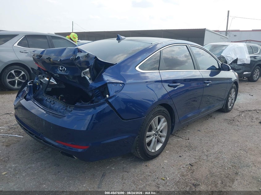 2016 Hyundai Sonata VIN 5NPE24AF5GH311785 IAAI salvage auction — REAR END, Salvage Title, sold $975 on 2026-07-25 (photo 4)
