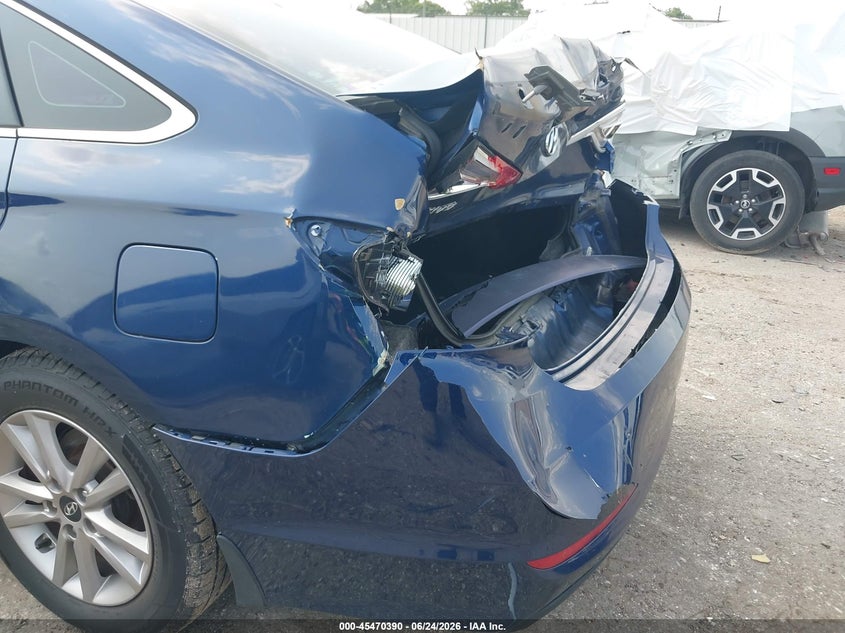 2016 Hyundai Sonata VIN 5NPE24AF5GH311785 IAAI salvage auction — REAR END, Salvage Title, sold $975 on 2026-07-25 (photo 6)