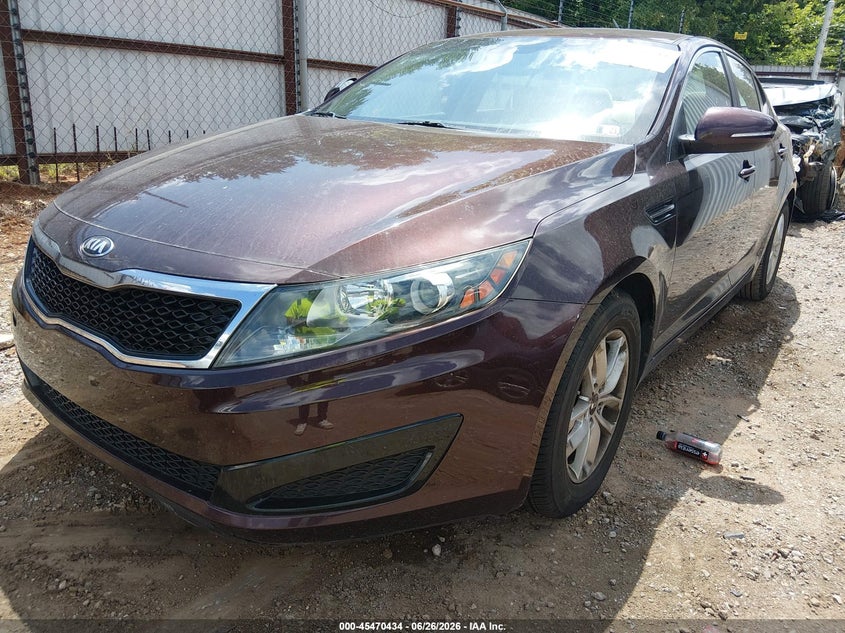 2011 Kia Optima VIN KNAGM4A76B5142412 IAAI salvage auction — NORMAL WEAR, Clear (Pennsylvania), sold $250 on 2026-07-15 (photo 2)