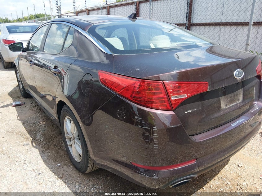 2011 Kia Optima VIN KNAGM4A76B5142412 IAAI salvage auction — NORMAL WEAR, Clear (Pennsylvania), sold $250 on 2026-07-15 (photo 3)