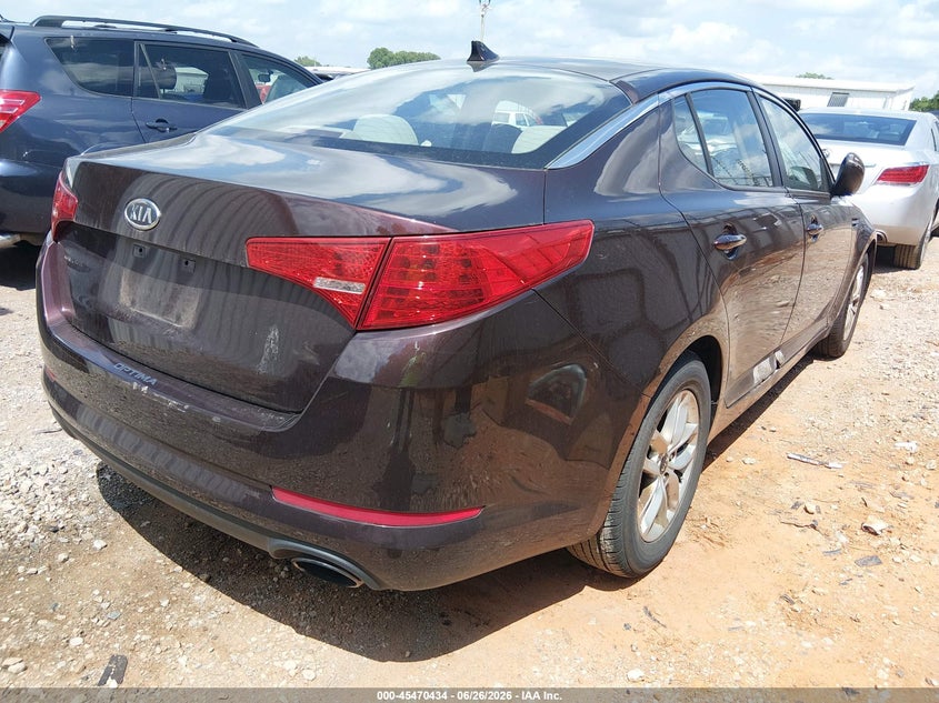 2011 Kia Optima VIN KNAGM4A76B5142412 IAAI salvage auction — NORMAL WEAR, Clear (Pennsylvania), sold $250 on 2026-07-15 (photo 4)