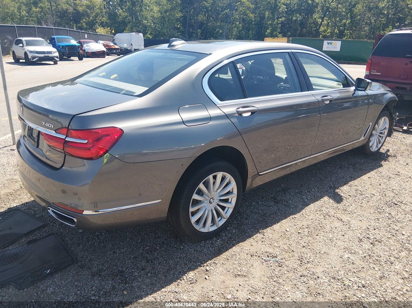 2016 BMW 7er VIN WBA7E2C59GG738526 IAAI salvage auction — FRONT END, Clear (South Carolina), sold $325 on 2026-07-29 (photo 4)