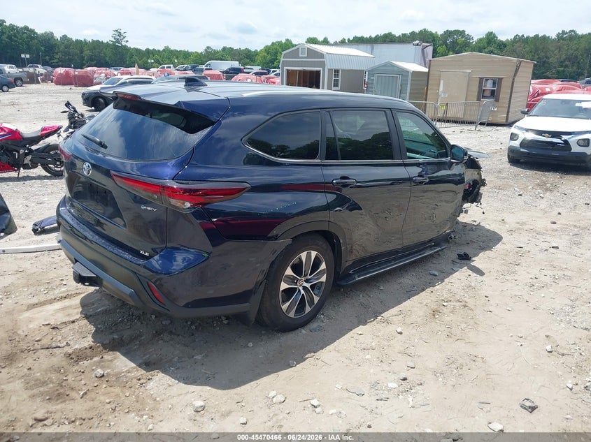 2025 Toyota VIN 5TDKBRCH9SS661762 IAAI salvage auction — FRONT END, Clear (Georgia), sold $24,200 on 2026-07-31 (photo 4)