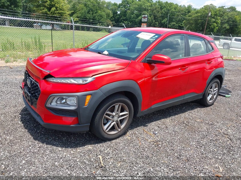 2020 Hyundai Kona VIN KM8K12AA9LU529092 IAAI salvage auction — FRONT END, Clear (South Carolina), sold $2,500 on 2026-09-10 (photo 2)