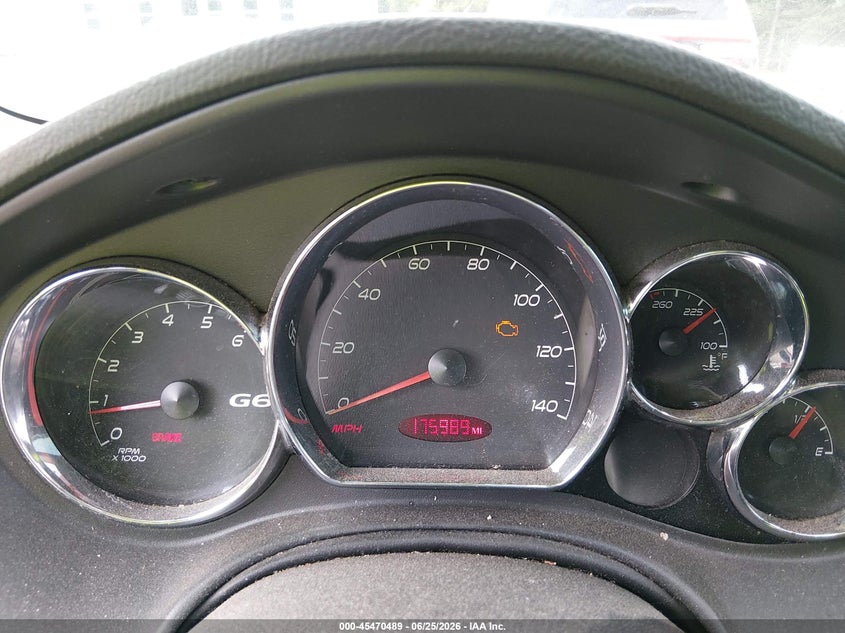 2006 Pontiac G6 VIN 1G2ZM551364186665 IAAI salvage auction — FRONT & REAR, Salvage (Georgia), sold $250 on 2026-07-31 (photo 7)