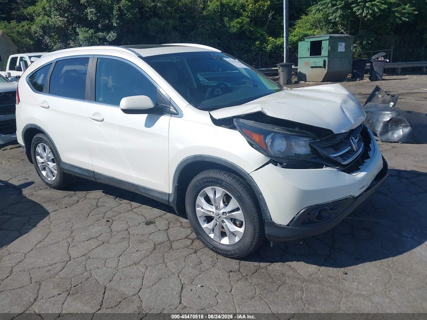 2012 Honda Cr-v VIN 5J6RM3H72CL039054 IAAI salvage auction — FRONT END, Salvage (North Carolina), sold $1,200 on 2026-07-22 (photo 1)