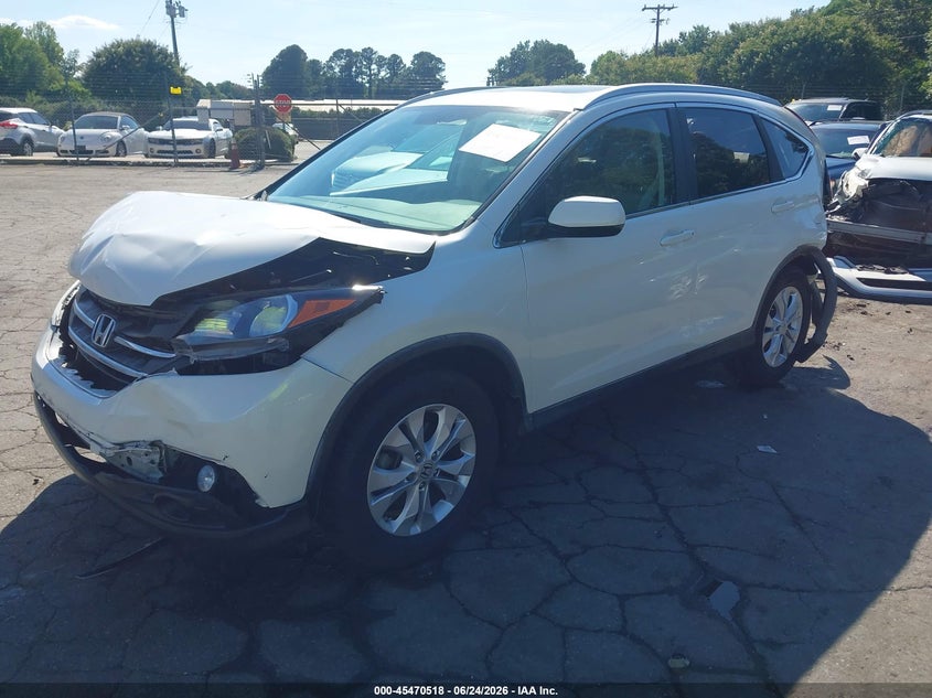 2012 Honda Cr-v VIN 5J6RM3H72CL039054 IAAI salvage auction — FRONT END, Salvage (North Carolina), sold $1,200 on 2026-07-22 (photo 2)