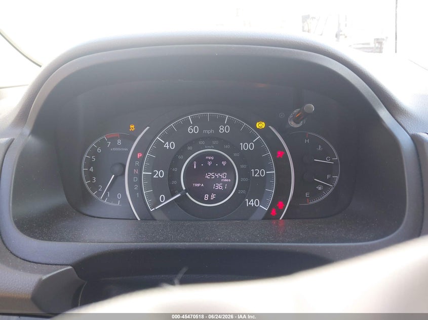 2012 Honda Cr-v VIN 5J6RM3H72CL039054 IAAI salvage auction — FRONT END, Salvage (North Carolina), sold $1,200 on 2026-07-22 (photo 7)