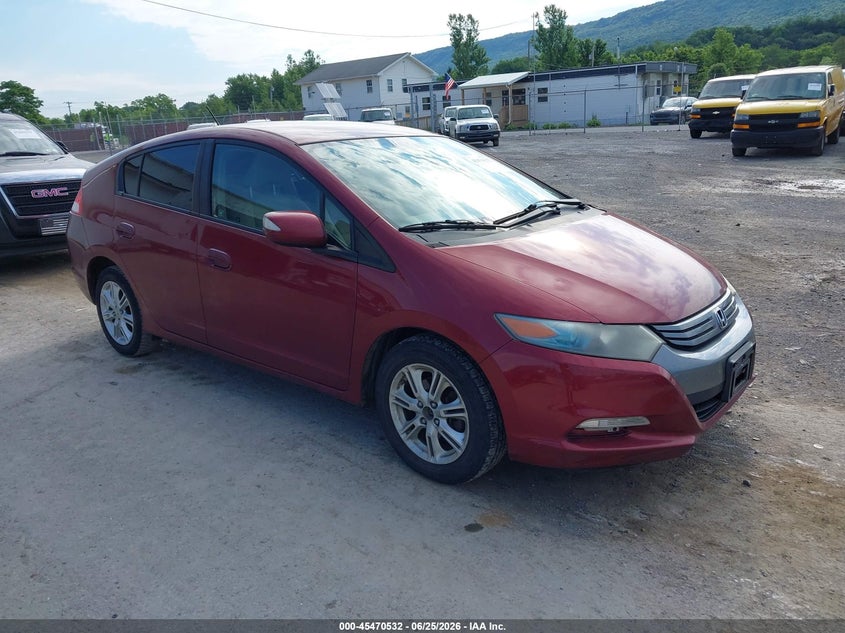 2010 Honda Insight VIN JHMZE2H73AS028675 IAAI salvage auction — LEFT FRONT, Salvage (Pennsylvania), sold $275 on 2026-07-29 (photo 1)