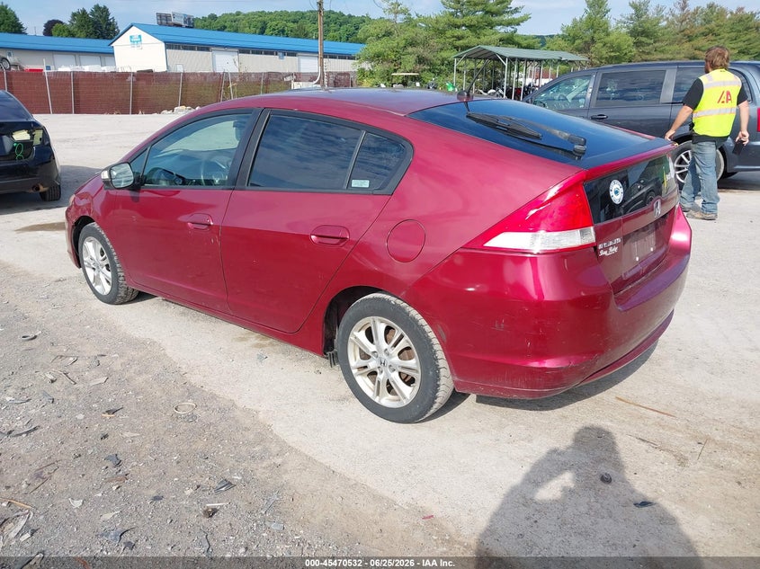 2010 Honda Insight VIN JHMZE2H73AS028675 IAAI salvage auction — LEFT FRONT, Salvage (Pennsylvania), sold $275 on 2026-07-29 (photo 3)