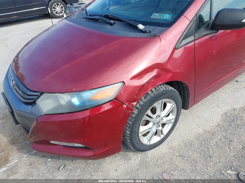 2010 Honda Insight VIN JHMZE2H73AS028675 IAAI salvage auction — LEFT FRONT, Salvage (Pennsylvania), sold $275 on 2026-07-29 (photo 6)