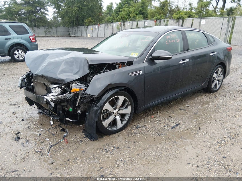 2019 Kia Optima VIN 5XXGT4L32KG316214 IAAI salvage auction — FRONT END, Salvage (Idaho), sold $675 on 2026-07-21 (photo 2)