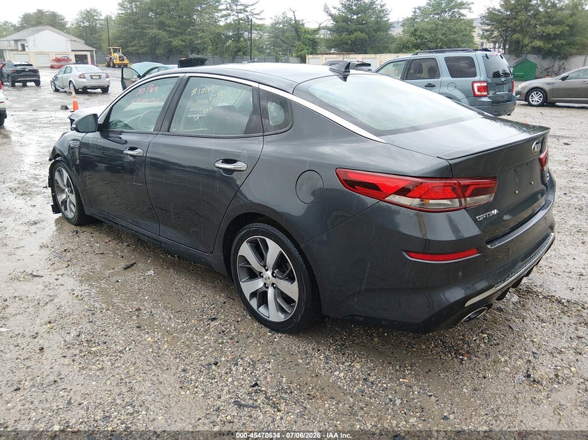 2019 Kia Optima VIN 5XXGT4L32KG316214 IAAI salvage auction — FRONT END, Salvage (Idaho), sold $675 on 2026-07-21 (photo 3)