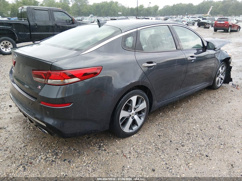 2019 Kia Optima VIN 5XXGT4L32KG316214 IAAI salvage auction — FRONT END, Salvage (Idaho), sold $675 on 2026-07-21 (photo 4)