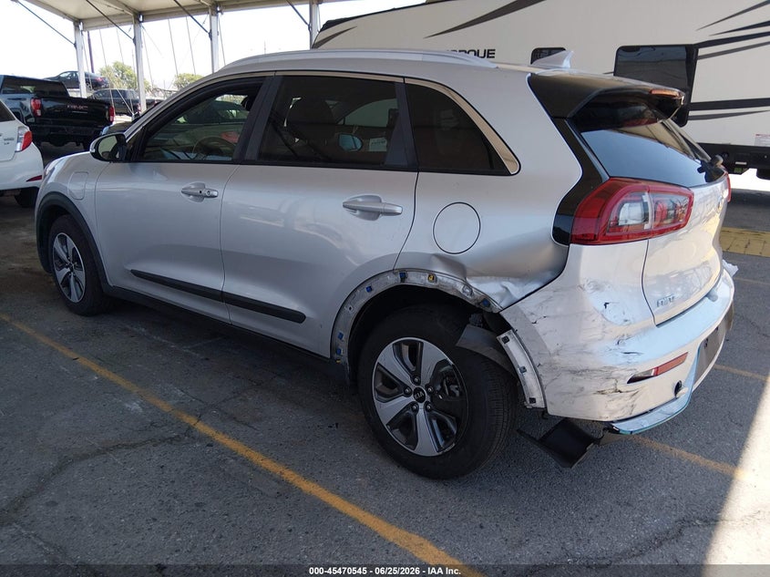2018 Kia Niro VIN KNDCD3LD8J5139167 IAAI salvage auction — REAR END, Salvage (California), sold $4,650 on 2026-07-14 (photo 3)
