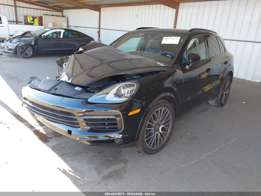 2020 Porsche Cayenne VIN WP1AA2AY5LDA00282 IAAI salvage auction — RIGHT FRONT, Salvage (California), sold $7,850 on 2026-07-23 (photo 2)