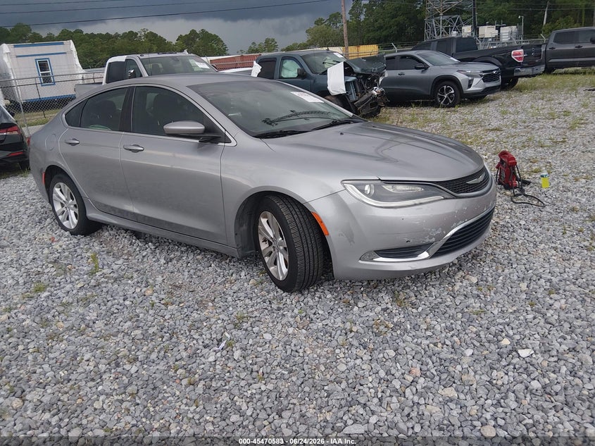 2015 Chrysler 200 VIN 1C3CCCAB1FN577447 IAAI salvage auction — FRONT END, Salvage Title, sold $400 on 2026-07-24 (photo 1)