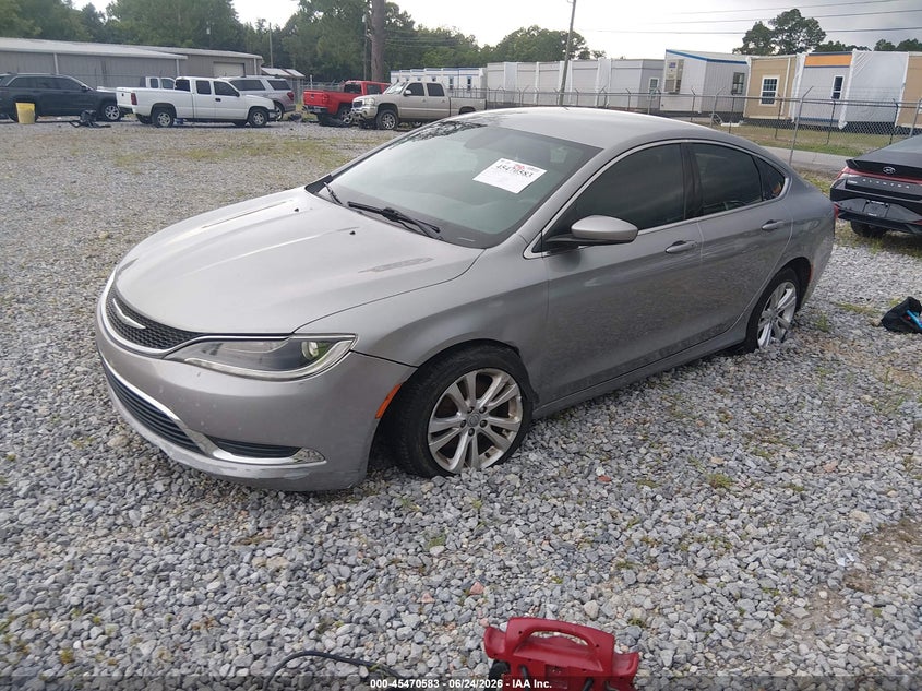 2015 Chrysler 200 VIN 1C3CCCAB1FN577447 IAAI salvage auction — FRONT END, Salvage Title, sold $400 on 2026-07-24 (photo 2)