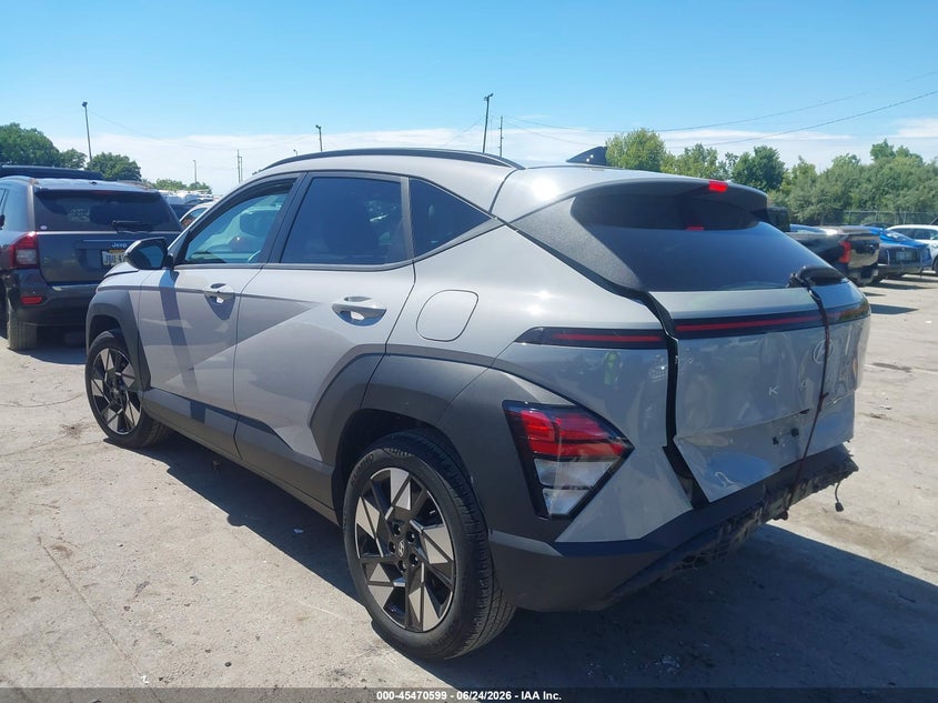 2024 Hyundai Kona VIN KM8HB3AB1RU083258 IAAI salvage auction — REAR END, Salvage Title, sold $9,700 on 2026-07-31 (photo 3)