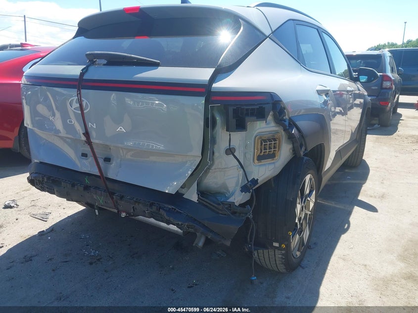 2024 Hyundai Kona VIN KM8HB3AB1RU083258 IAAI salvage auction — REAR END, Salvage Title, sold $9,700 on 2026-07-31 (photo 6)