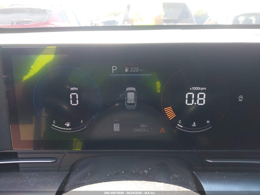 2024 Hyundai Kona VIN KM8HB3AB1RU083258 IAAI salvage auction — REAR END, Salvage Title, sold $9,700 on 2026-07-31 (photo 7)