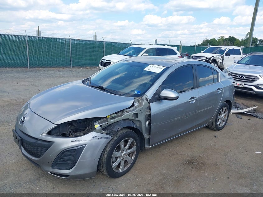2010 Mazda 3 VIN JM1BL1SF9A1267284 IAAI salvage auction — LEFT FRONT, Clear (Virginia), sold $350 on 2026-07-17 (photo 2)